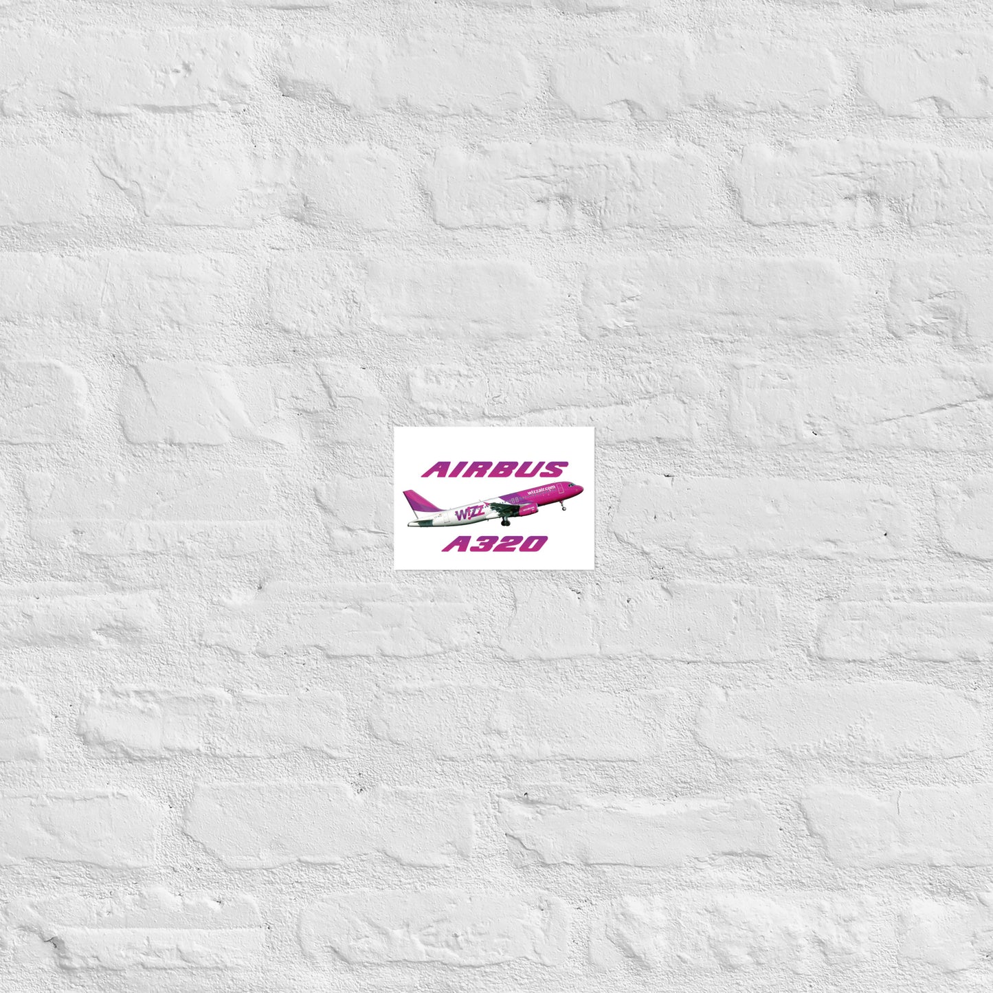 Plakat Wizzair A320.